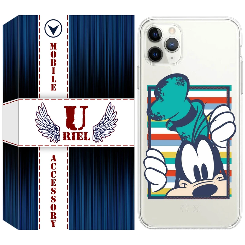 کاور یوریل مدل Clear کد 2 طرح سگ مناسب برای گوشی موبایل اپل iPhone 11 Pro Max