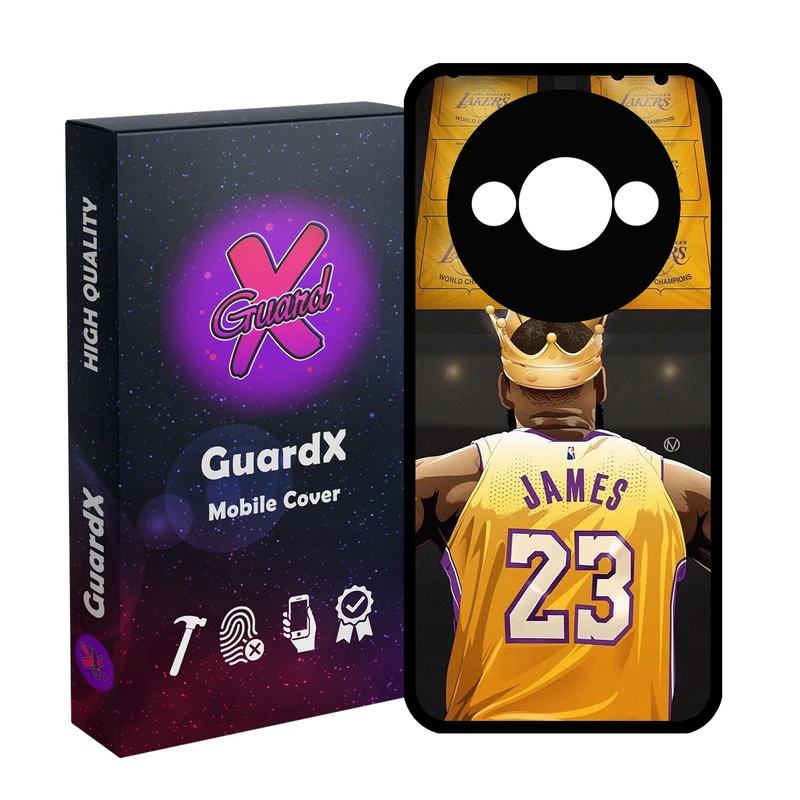 کاور گارد ایکس طرح لبرون جیمز مدل 10716 مناسب برای گوشی موبایل شیائومی Redmi A3 4G/ A3X 4G/ Poco C61