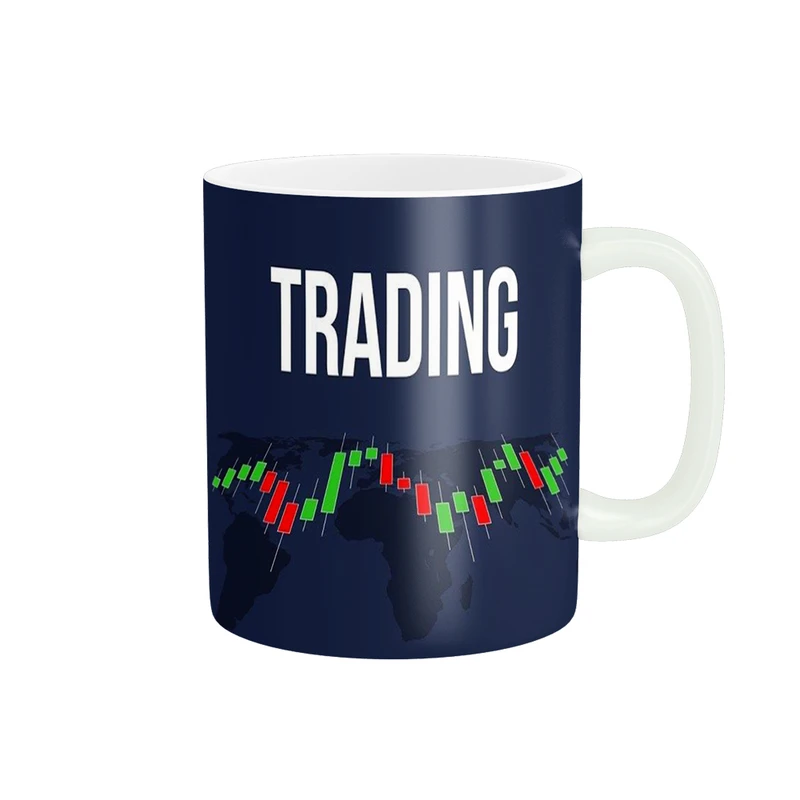 ماگ پادآفرین مدل ترید بورس بازارمالی تریدر کد p2919