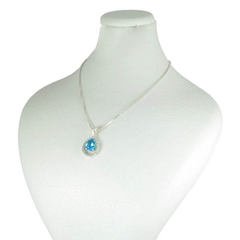 گردنبند نقره زنانه مدل AV183N-S10 C1 گردنبند نقره زنانه مدل AV183N-S10 C1