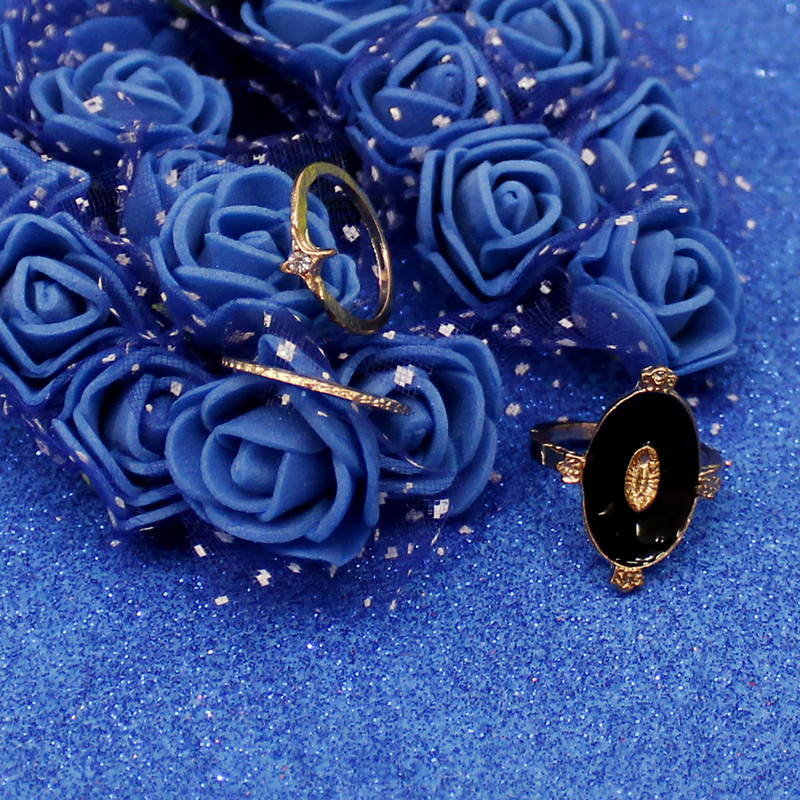 بند انگشتی زنانه کد RKH_1274 مجموعه 3 عددی