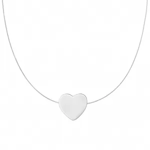 گردنبند دخترانه مدل قلب صدفی 