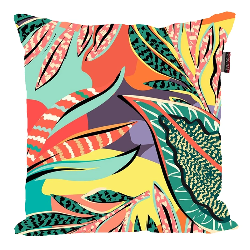 کوسن پاد آفرین مدل فانتزی طرح برگ کد PK30075