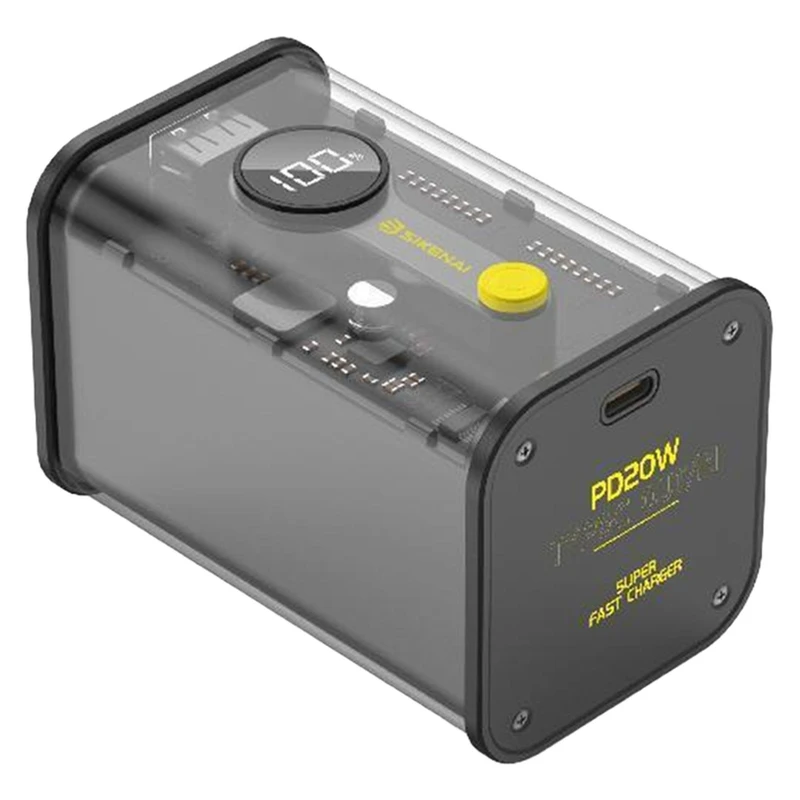 پاوربانک سیکنای مدل QSK-21 ظرفیت 20000 میلی‌آمپر ساعت