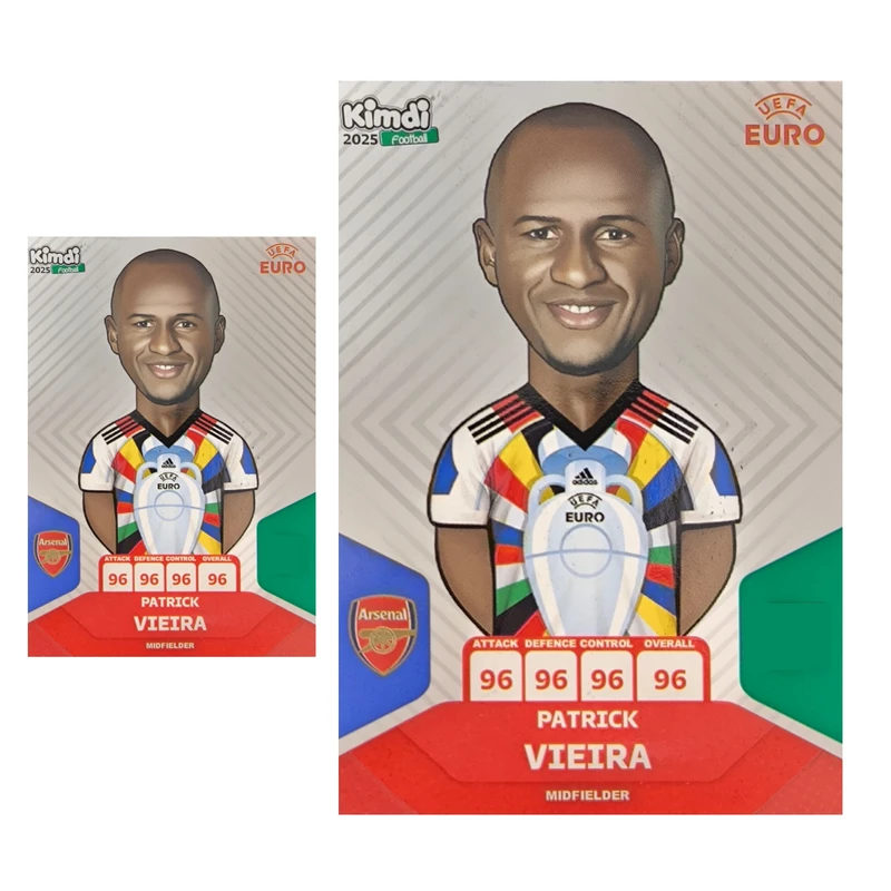 اسباب بازی زینتی کیمدی مدل پاتریک ویرا یورو  کد 2025 به همراه برچسب