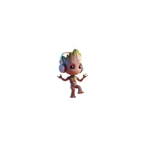استیکر لپ تاپ و موبایل مدل سریال طرح Groot کد 2514
