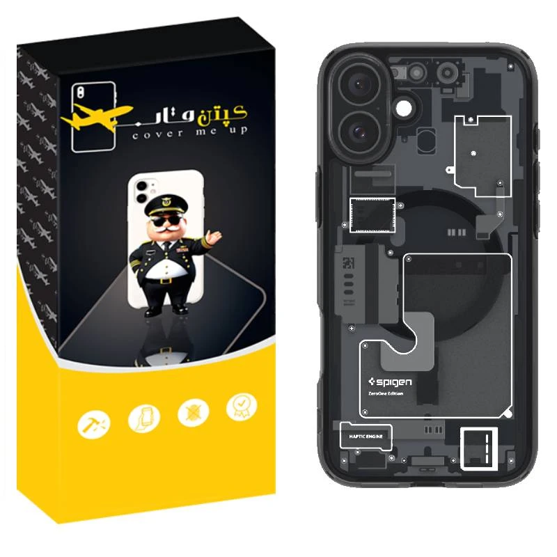 کاور کپتن قاب مدل Ultra Hybrid Zero One مناسب برای گوشی موبایل اپل iPhone 16