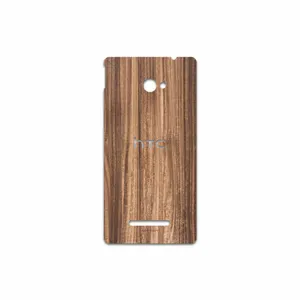 MAHOOT Light Walnut Wood Cover Sticker for HTC 8X