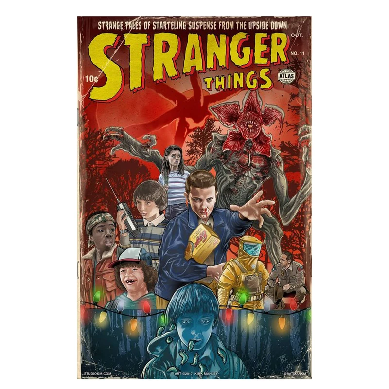 پوستر هفال مدل stranger things