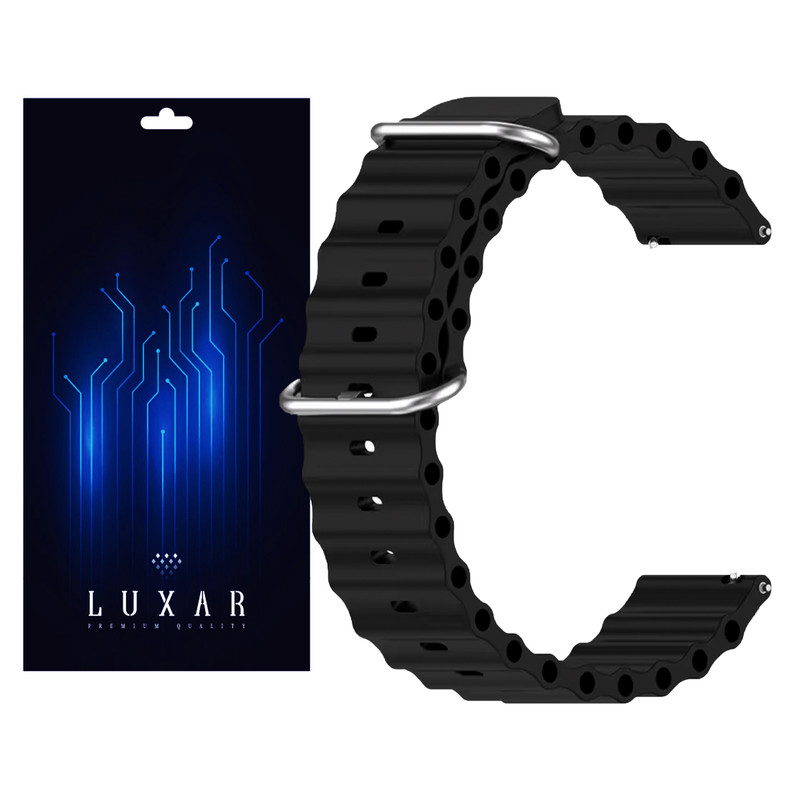 بند لوکسار مدل  Ocean -500 2 مناسب برای ساعت هوشمند هایلو Watch 2 Pro / RT2 / LS10
