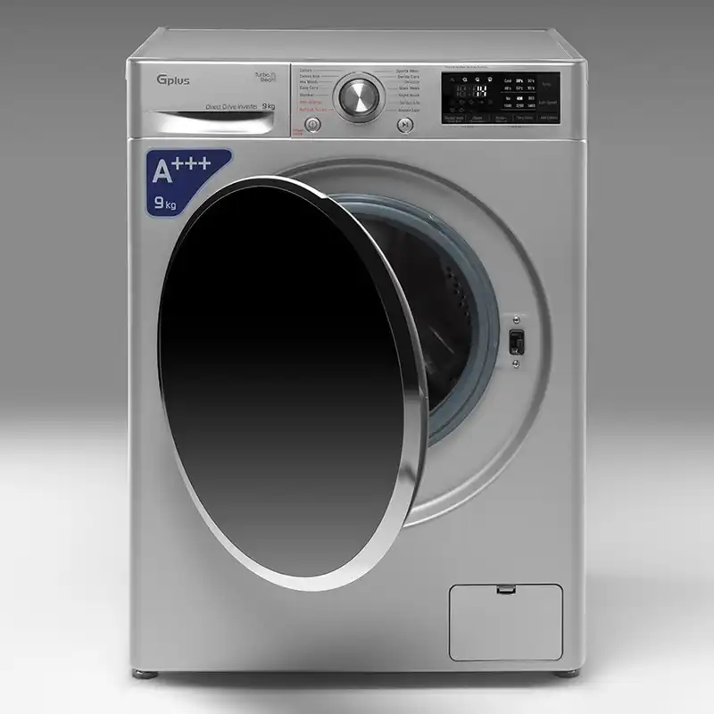 ماشین لباسشویی جی پلاس مدل GWM-P99S ظرفیت 9 کیلوگرم