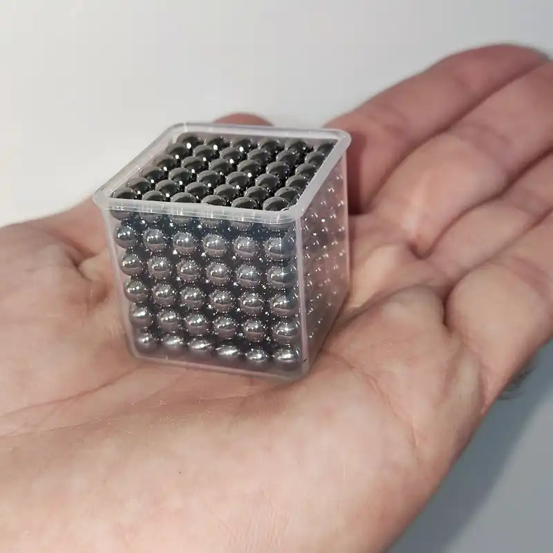 آهن ربا مدل نئودیمیوم باکی بال کد MegA5-BK بسته 216 عددی