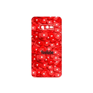 MAHOOT Youtube Cover Sticker for Samsung Galaxy S10e