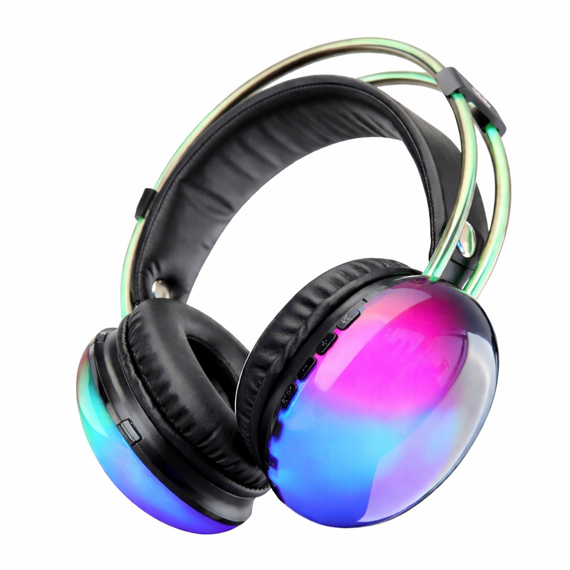 هدفون مخصوص بازی بلوتوثی ارلدام مدل Cool RGB Lighting Effect BH90
