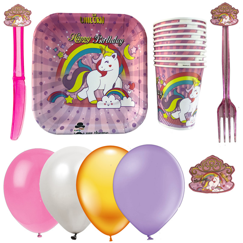 مجموعه 70 عددی تم تولد مسترتم طرح یونیکورن پلاس