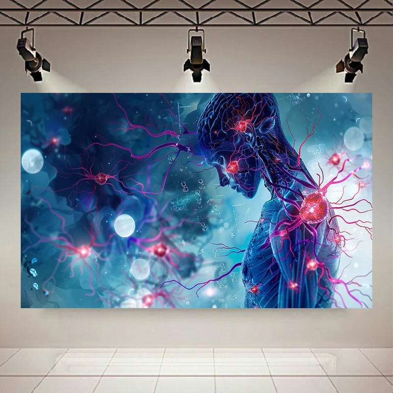 تابلو بوم طرح پزشکی مدل سیستم عصبی کد AR305026