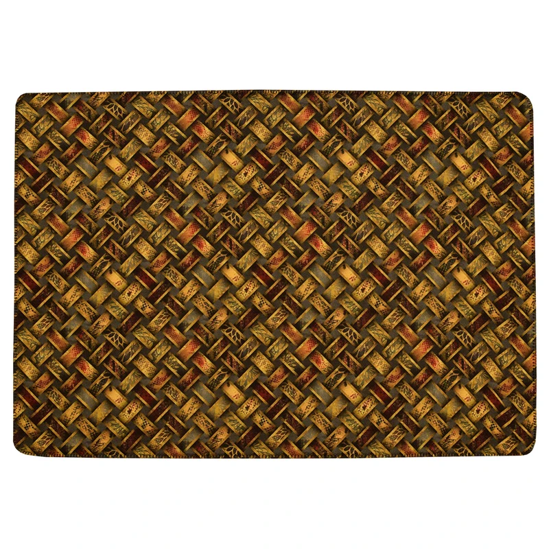 پادری مدل ضدآب طرح حصیری سایز 50x70 سانتی متر