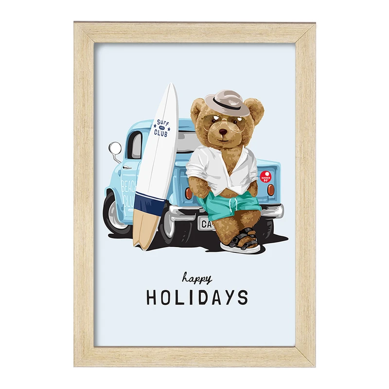 تابلو خندالو مدل تدی Teddy کد 26166