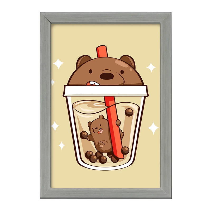 تابلو خندالو طرح انیمیشن سه خرس کله پوک کد 27654