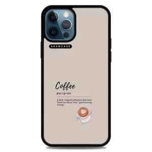 AKAM AMC-WA12PROMAX-COFFEE-16 Cover For Apple iPhone 12 Pro Max