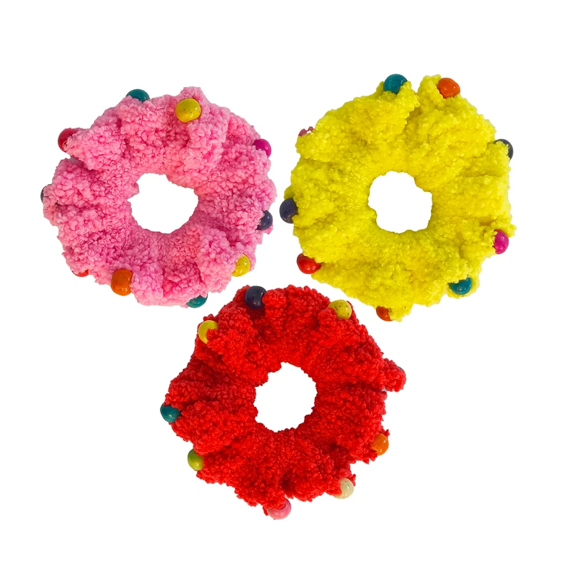 کش مو زنانه مدل حوله ای بسته 3 عددی 