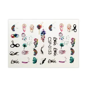 لنز ناخن مدل قاصدک کد 153