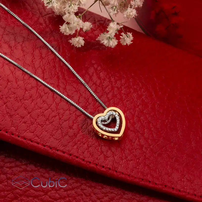 گردنبند زنانه کوبیک مدل QN-091231