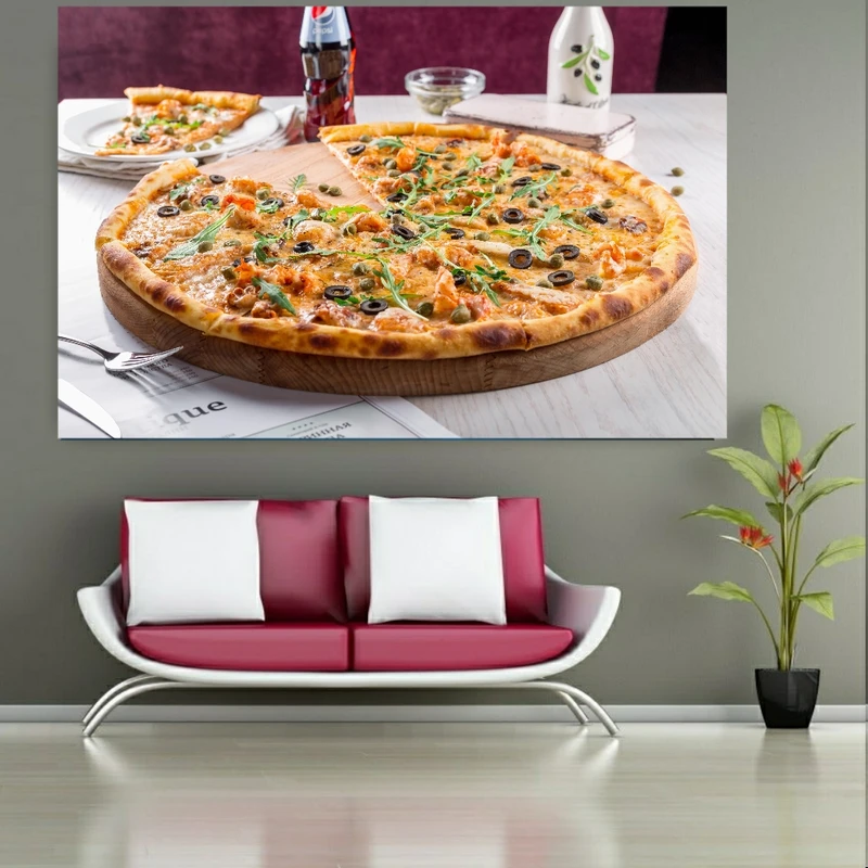 تابلو بوم طرح فست فود مدل همبرگر کد SDB1620