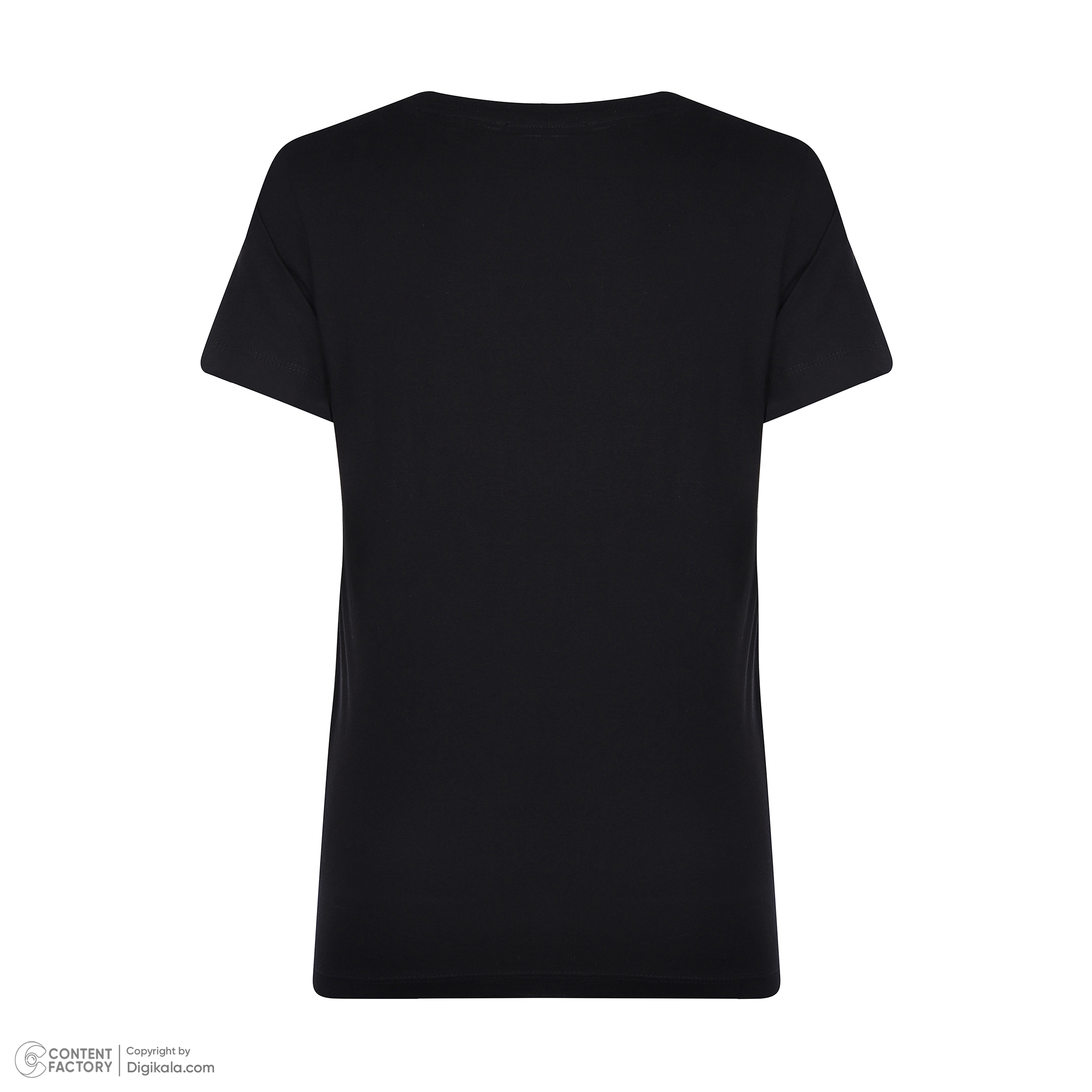 تی شرت آستین کوتاه زنانه نیزل مدل 0611-002 رنگ مشکی -  - 4