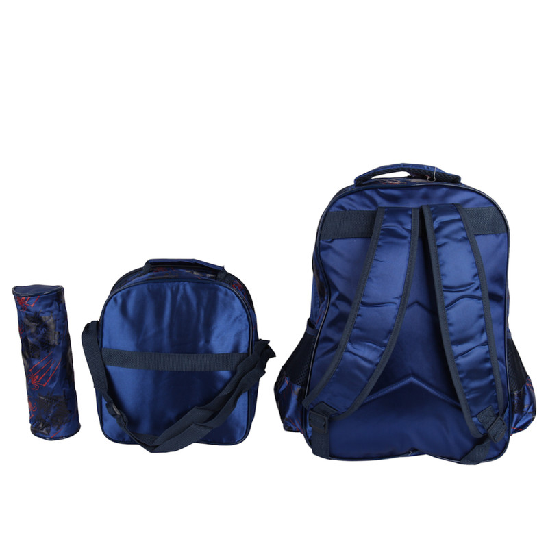 کوله پشتی مدل k258 به همراه جامدادی و کیف غذا