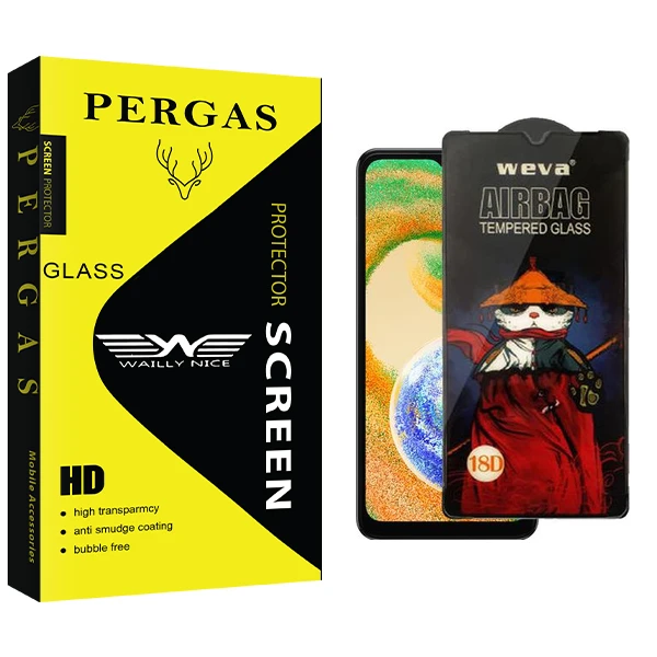 محافظ صفحه نمایش وایلی نایس مدل Pergas Airbag مناسب برای گوشی موبایل سامسونگ Galaxy A04s