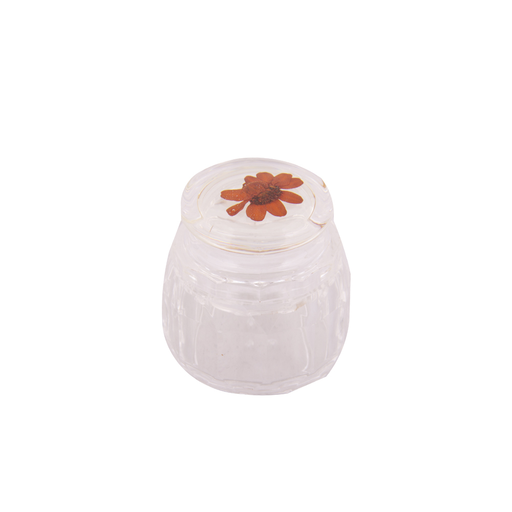 ظرف زعفران طرح گل کد D240-02