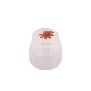 ظرف زعفران طرح گل کد D240-02