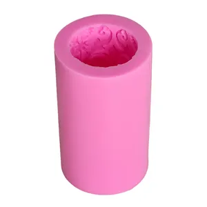 قالب شمع مدل استوانه منبت کد C 13CM