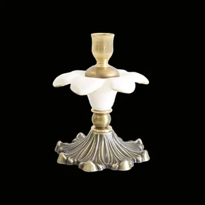 شمعدان سرامیکی مدل فلورا