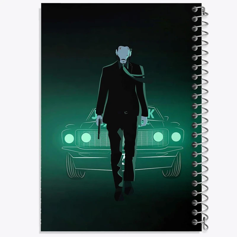 دفتر مشق 100 برگ خندالو طرح جان ویک John Wick کد 28560