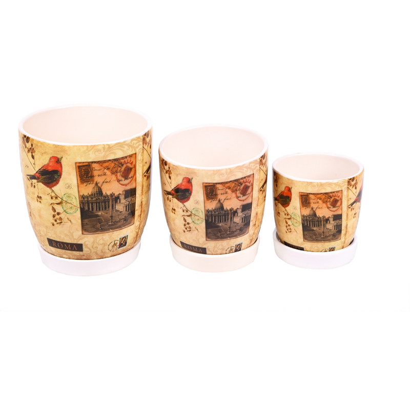 گلدان کد 4-711 مجموعه 3 عددی