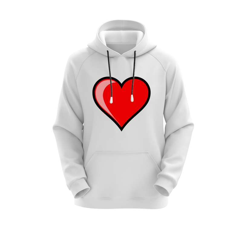 هودی زنانه مدل قلب کد E 1030