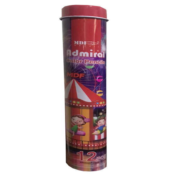 مداد رنگی 24 رنگ آدمیرال مدل mdf 12pcs