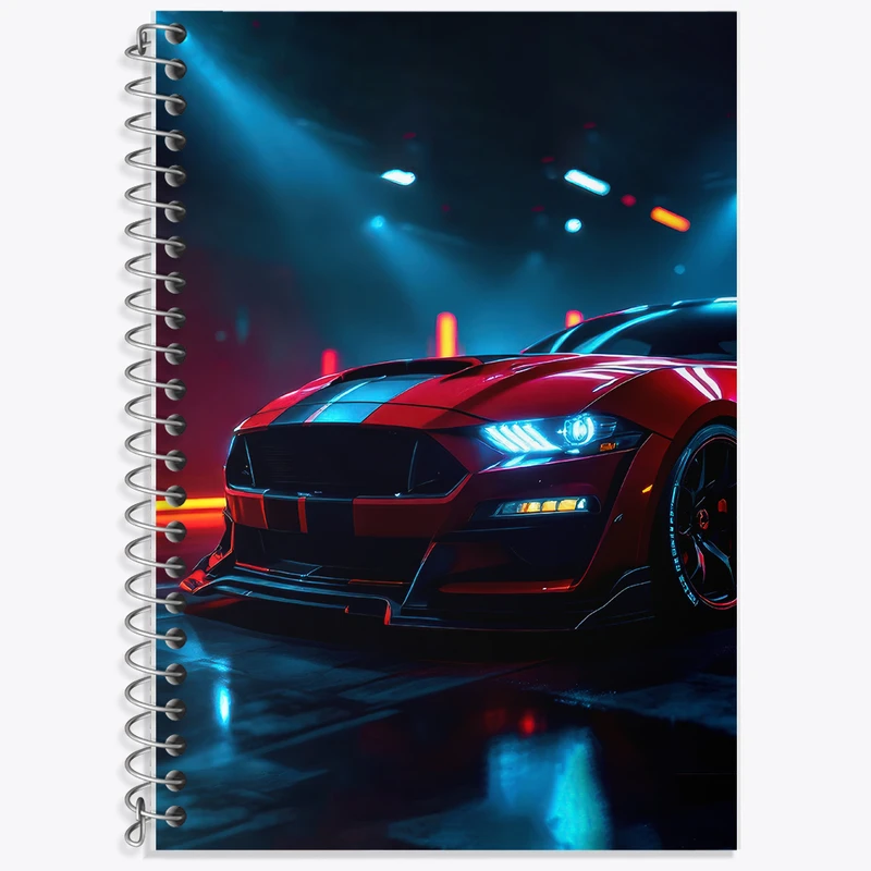 دفتر لغت 50 برگ خندالو طرح ماشین اسپرت کد F5204