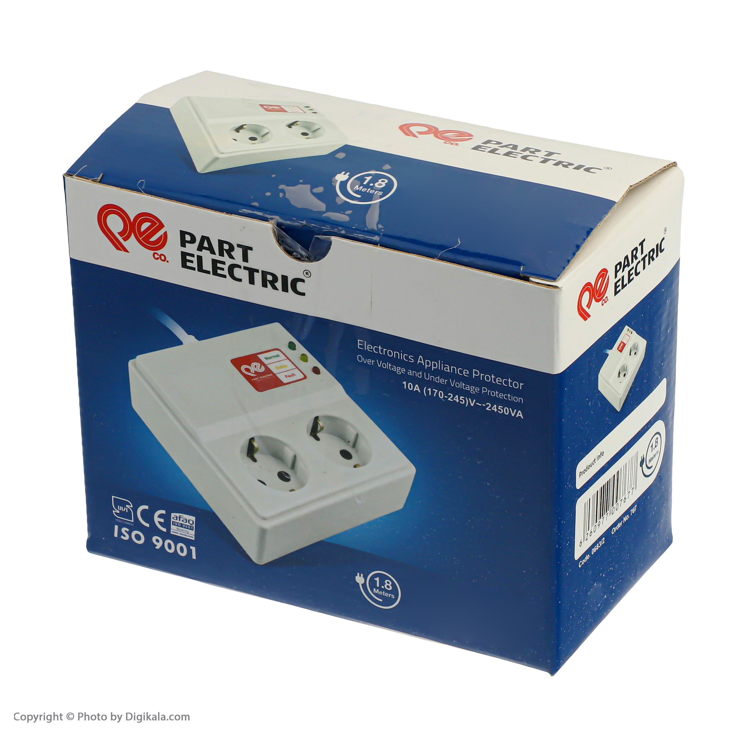 چندراهی برق و محافظ پارت الکتریک مدل PE767 چندراهی برق و محافظ پارت الکتریک مدل PE767