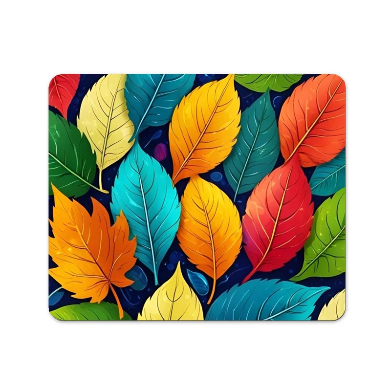 ماوس پد پاد آفرین مدل برگ های رنگارنگ کد DKMP54 سایز 24*19 سانتی متر
