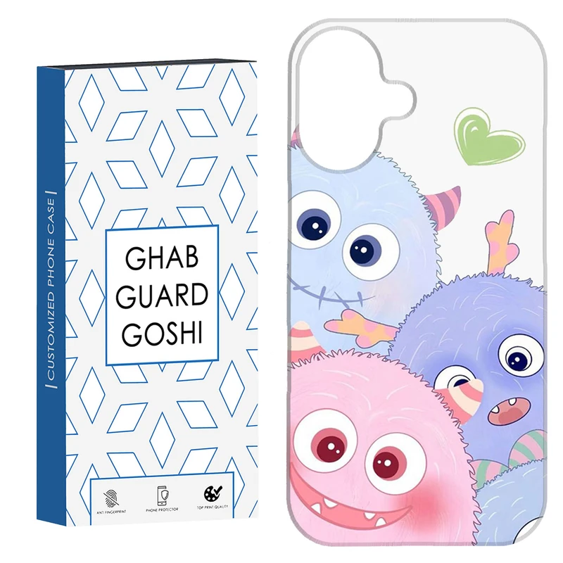 کاور قاب گارد گوشی طرح خوک کد Dimo-546 مناسب برای گوشی اپل Iphone 16     