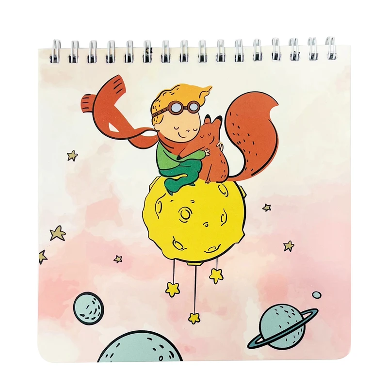 دفتر مشق 60 برگ مدل شازده کوچولو و سیاره