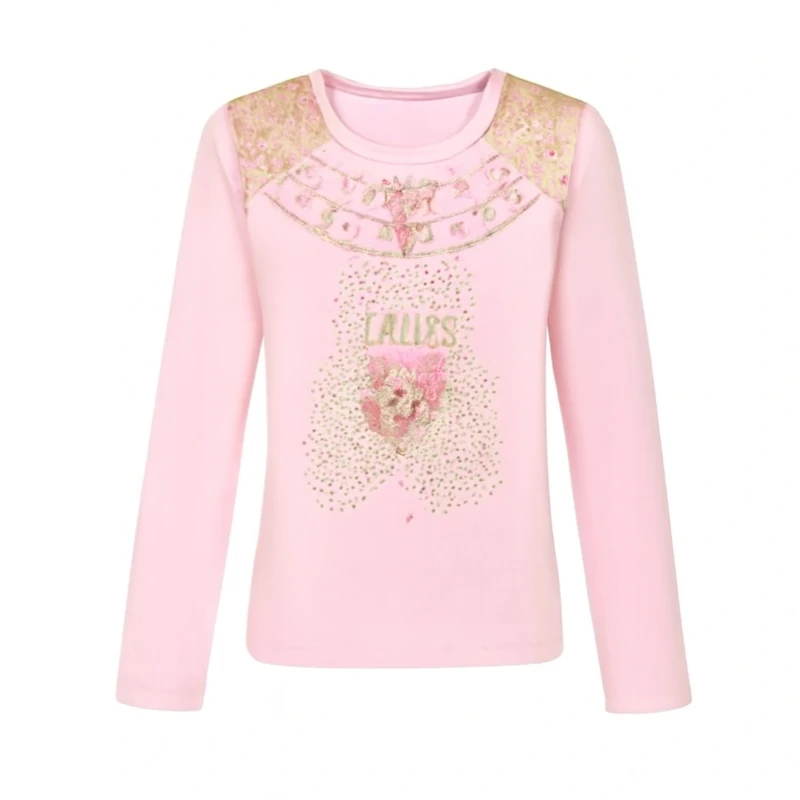 بلوز آستین بلند دخترانه مدل SO 20337485