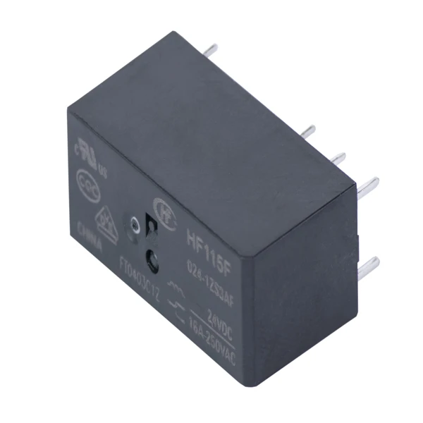 رله الکترونیکی 24 ولت 16 آمپر هونگفا مدل HF115F/024-1ZS3AF