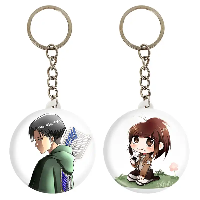 جاکلیدی خندالو مدل لیوای انیمه اتک آن تایتان کد 1854718555 مجموعه 2 عددی