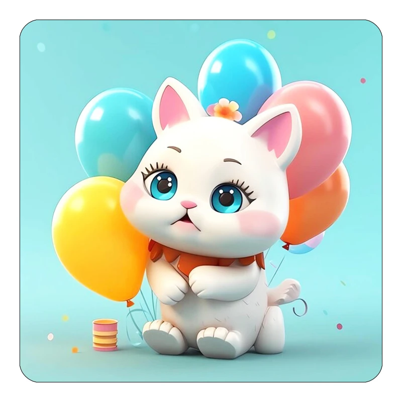 مگنت کاکتی طرح حیوانات کارتونی مدل mp27586