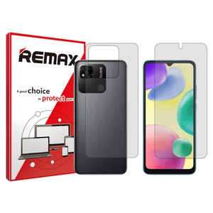 Remax brand shockproof Hydrogel screen protector glass for Xiaomi Redmi 10A along with the back protector