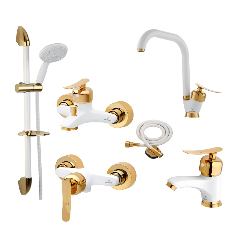 ست شیرآلات ویسادار مدل هرمس مجموعه 6 عددی